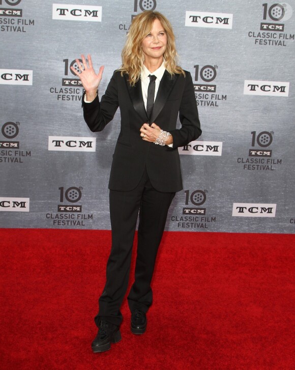 Meg Ryan au photocall de la projection spéciale pour les 30 ans du film "Quand Harry rencontre Sally" lors du 10ème festival TCM Classic Film à Los Angeles, le 11 avril 2019.