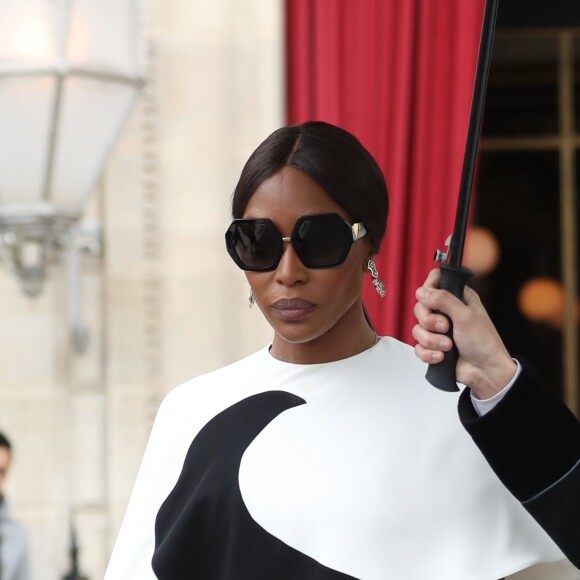 Exclusif - Naomi Campbell à la sortie de l'hôtel La Réserve Lors de la Fashion Week de Paris, France, le 3 mars 2019.  Exclusive - For Germany Call For Price - Naomi Campbell is seen leaving La Réserve Hotel during the Paris Fashion Week, on March 3, 2019.03/03/2019 - Paris