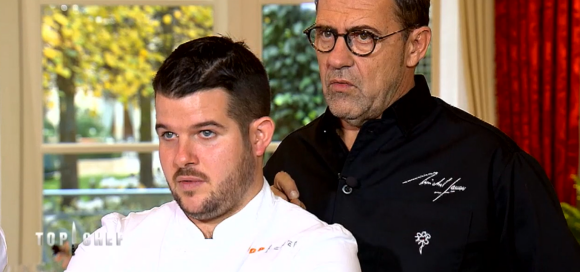 Guillaume et Michel Sarran dans "Top Chef 10" mercredi 17 avril 2019 sur M6.