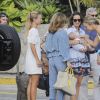 Exclusif - Pippa Middleton, son mari James Matthews, leur fils Arthur et toute la famille Middleton, dont les parents de Pippa, Carole et Michael, son frère James et sa compagne Alizee Thevenet, quittent Saint-Barthélemy. Le 8 janvier 2019