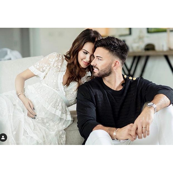 Nabilla est enceinte de Thomas Vergara. Avril 2019.