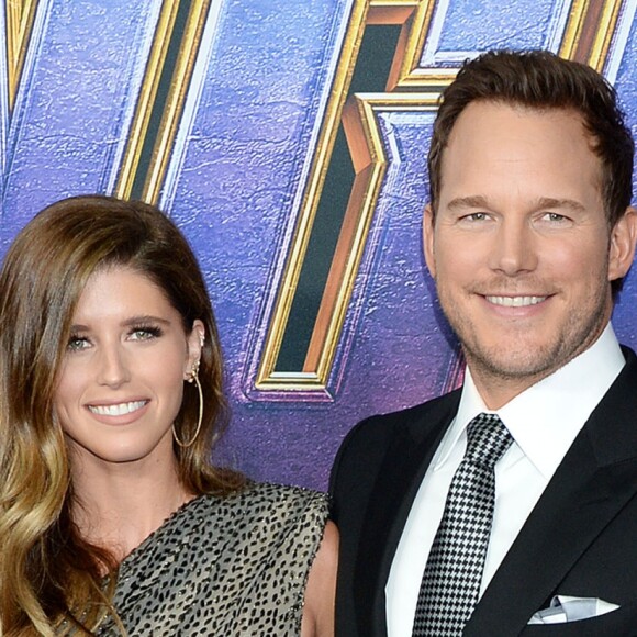Chris Pratt et sa fiancée Katherine Schwarzenegger - Avant-première du film "Avengers: Endgame" à Los Angeles, le 22 avril 2019.