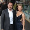 Demian Bichir et sa femme Stefanie Sherk - Arrivée des people à la projection du film "Dom Hemingway" à New York, le 27 mars 2014.