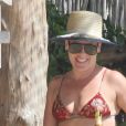 Exclusif - Pink et son mari Carey Hart profitent d'une belle journée ensoleillée en vacances à Tulum au Mexique. Le 26 février 2019