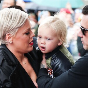 Pink - La chanteuse Pink (Alecia Beth Moore) reçoit son étoile sur le Walk of Fame à Hollywood, Los Angeles, le 5 février 2019. Elle a reçu la 2656ème étoile dans la catégorie "Recording".