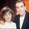 Anémone et Jean-Marc Morandini pour "Tout est possible" sur TF1, en 1994.