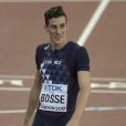 Le Français Pierre-Ambroise Bosse champion du monde du 800m lors des Championnats du monde d'athlétisme 2017 au stade olympique de Londres, Royaume Uni, le 8 août 2017.