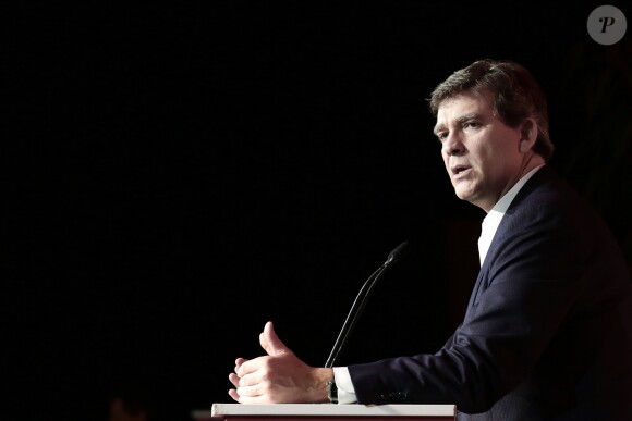 Arnaud Montebourg - Audition des candidats de la primaire de la Gauche par le Mouvement des Jeunes Socialistes à la Bellevilloise à Paris. Le 14 janvier 2017 © Stéphane Lemouton / Bestimage