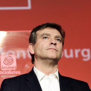 Arnaud Montebourg - Audition des candidats de la primaire de la Gauche par le Mouvement des Jeunes Socialistes à la Bellevilloise à Paris. Le 14 janvier 2017 © Stéphane Lemouton / Bestimage