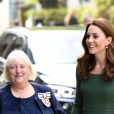 Kate Catherine Middleton, duchesse de Cambridge, à son arrivée à l'inauguration du Centre d'Excellence Anna Freud à Londres. Le 1er mai 2019