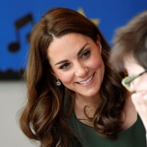 Kate Catherine Middleton, duchesse de Cambridge, lors de l'inauguration du Centre d'Excellence Anna Freud à Londres. Le 1er mai 2019