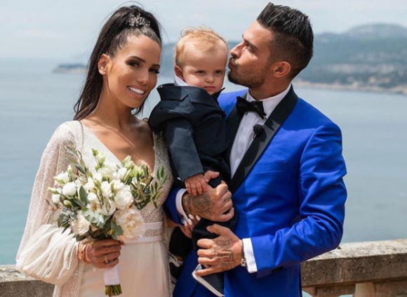 Manon Marsault et Julien Tanti, candidats des "Marseillais" (W9), se sont mariés à Cassis le 2 mai 2019.