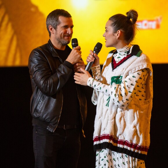 Marion Cotillard et son compagnon Guillaume Canet lors de l'avant-première du film "Nous finirons ensemble" au cinéma UGC Brouckère à Bruxelles, Belgique, le 23 avril 2019. © Alain Rolland/ImageBuzz/Bestimage