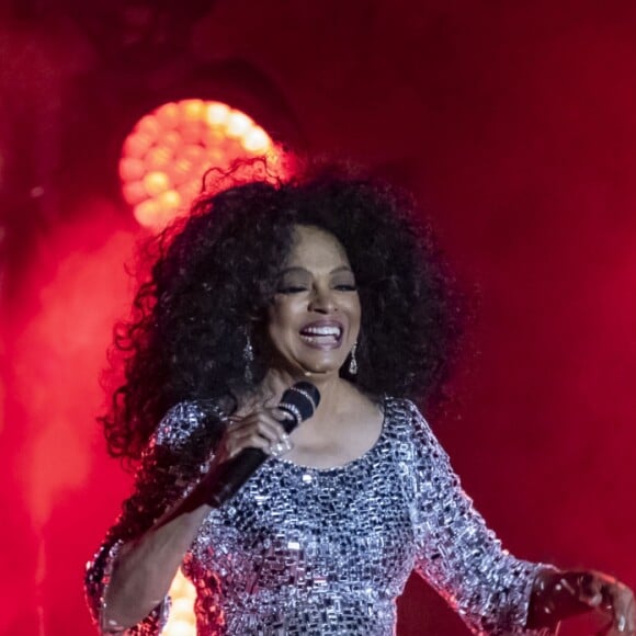 Diana Ross en concert lors de l'after party du défilé Croisière Dior au Palais El Badi à Marrakech, le 29 avril 2019. © Olivier Borde/Bestimage