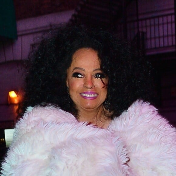 Diana Ross arrive à l'inauguration de l'hôtel Edition Times Square à New York, le 12 mars 2019.