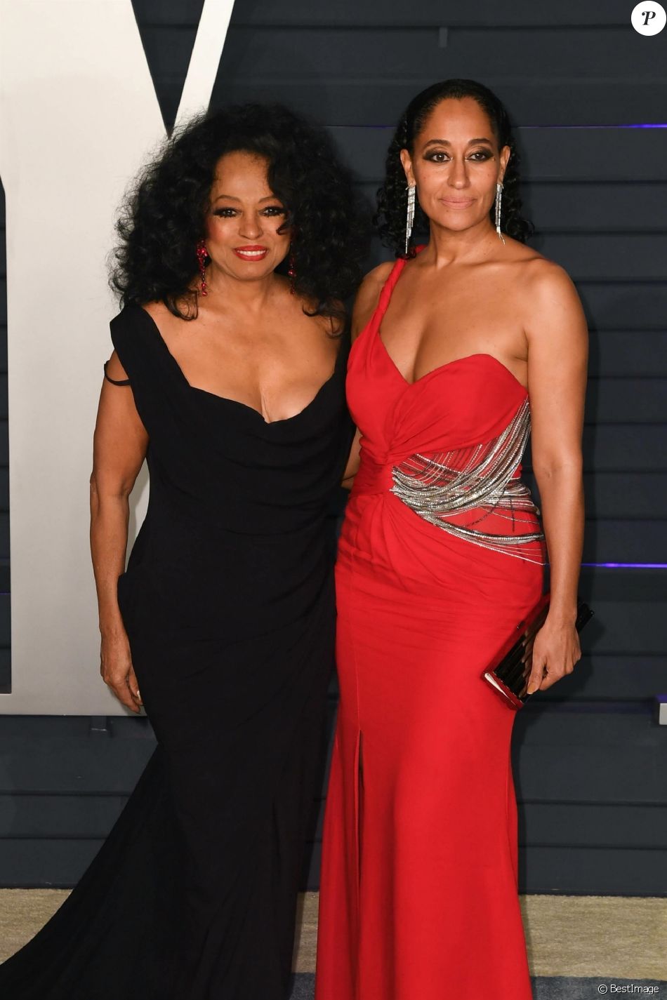 Diana Ross et Tracee Ellis Ross à la soirée Vanity Fair Oscar Party à