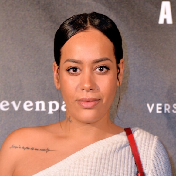 Amel Bent lors de la soirée de lancement de la collection capsule "I'm not a rapper" de la marque Elevenparis (Eleven Paris) à Paris, France, le 11 avril 2019. © Veeren/Bestimage