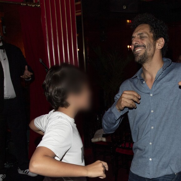 Semi-exclusif - Tomer Sisley lors de la soirée d'anniversaire de S.Sisley au restaurant Roxie à Paris, France, le 6mai 2019. © Pierre Perusseau/Bestimage