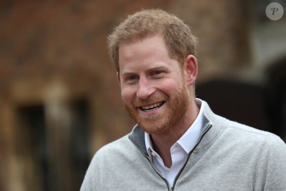 Le prince Harry, duc de Sussex, annonce à la presse la naissance de son fils à 5h26 ce lundi 6 mai 2019