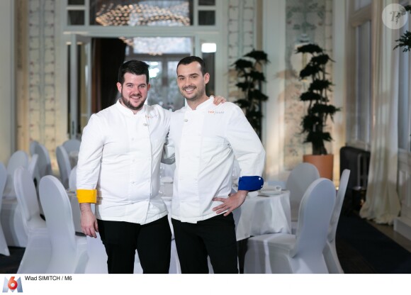 Samuel et Guillaume lors de la grande finale de "Top Chef 10", mercredi 8 mai 2019 sur M6.