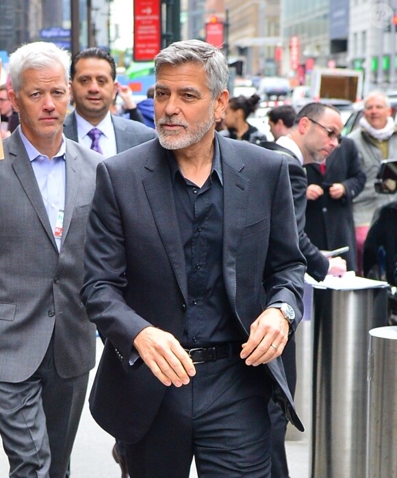 George Clooney a été aperçu dans les rues de New York, le 1er mai 2019