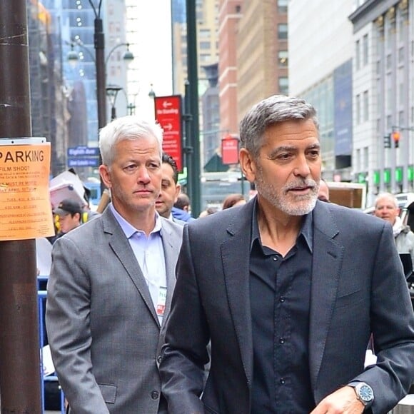 George Clooney a été aperçu dans les rues de New York, le 1er mai 2019