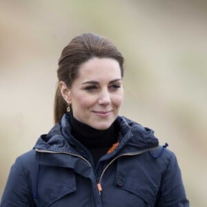 Le prince William, duc de Cambridge, et Catherine (Kate) Middleton, duchesse de Cambridge, se sont rendus dans le Nord du Pays de Galles pour rencontrer des particuliers et des organisations de la région afin d'apprendre plus sur leurs efforts pour prendre soin de leurs communautés et protéger l'environnement naturel. Newborough Beach, Anglesey, le 8 mai 2019.