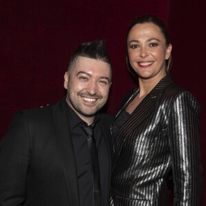 Exclusif - Chris Marques et Sandrine Quétier - Backstage du spectacle "Alors on Danse" au Casino de Paris à Paris le 3 mai 2019. © Pierre Perusseau/Bestimage