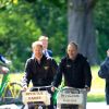 Le prince Harry, duc de Sussex fait du vélo dans le cadre de son déplacement à La Haye pour la prochaine compétition Invictus Games, La Haye, le 9 mai 2019