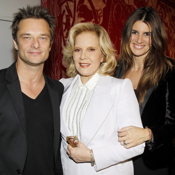 David Hallyday, Sylvie Vartan et Alexandra Pastor à Paris en 2011.