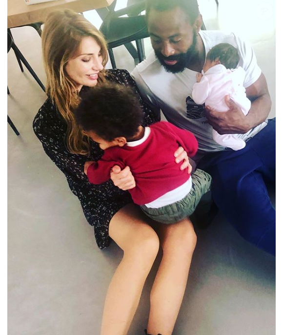 Ariane Brodier : son fils fou de sa petite soeur - Instagram, 10 mai 2019