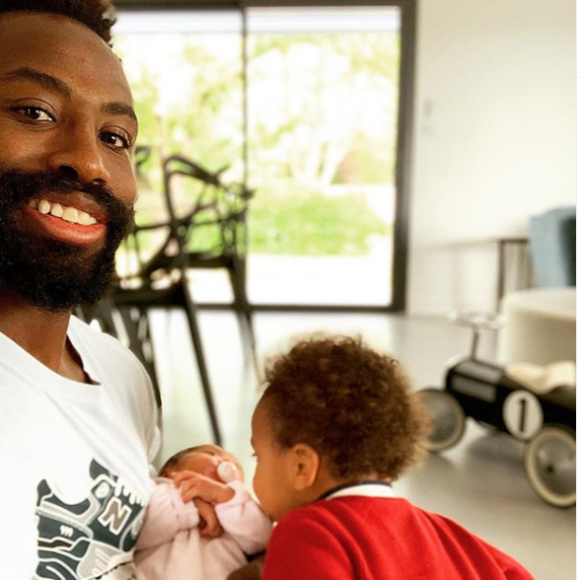 Le compagnon d'Ariane Brodier et ses enfants - Instagram, 10 mai 2019