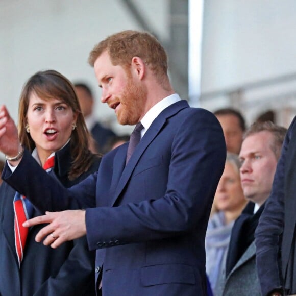 Le prince Harry, duc de Sussex assiste au Royal Windsor Horse Show à Windsor, Royaume-Uni, le 11 mai 2019. Le concours fête le 200e anniversaire de la naissance de la reine Victoria.