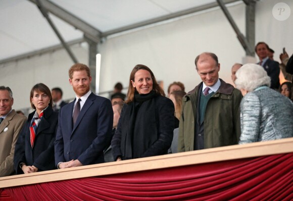 Le prince Harry, duc de Sussex assiste au Royal Windsor Horse Show à Windsor, Royaume-Uni, le 11 mai 2019. Le concours fête le 200e anniversaire de la naissance de la reine Victoria.
