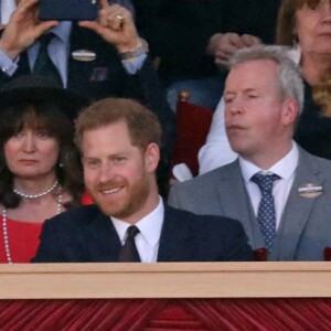 Le prince Harry, duc de Sussex assiste au Royal Windsor Horse Show à Windsor, Royaume-Uni, le 11 mai 2019. Le concours fête le 200e anniversaire de la naissance de la reine Victoria.