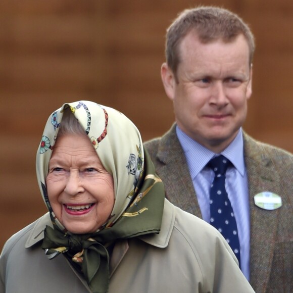 La reine Elizabeth II d'Angleterre lors du Royal Windsor Horse Show à Windsor au Royaume-Uni, le 11 mai 2019.