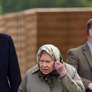 La reine Elizabeth II d'Angleterre lors du Royal Windsor Horse Show à Windsor au Royaume-Uni, le 11 mai 2019.