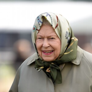 La reine Elizabeth II d'Angleterre lors du Royal Windsor Horse Show à Windsor au Royaume-Uni, le 11 mai 2019.