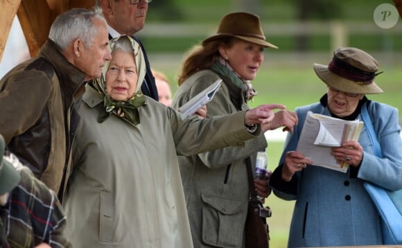 La reine Elizabeth II d'Angleterre lors du Royal Windsor Horse Show à Windsor au Royaume-Uni, le 11 mai 2019.