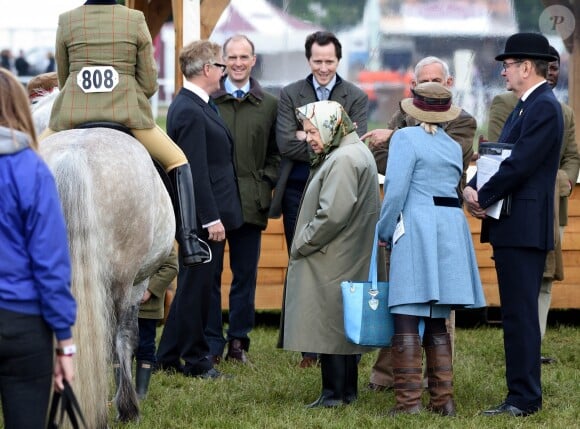 La reine Elizabeth II d'Angleterre lors du Royal Windsor Horse Show à Windsor au Royaume-Uni, le 11 mai 2019.