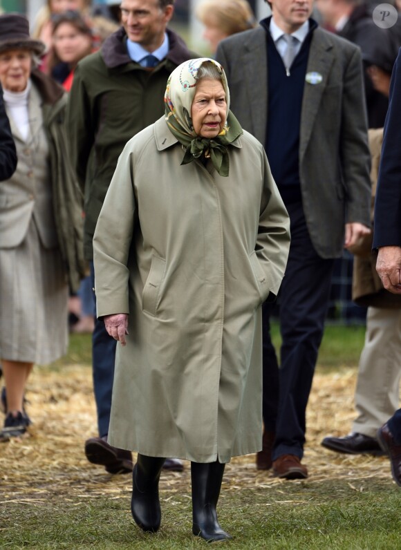 La reine Elizabeth II d'Angleterre lors du Royal Windsor Horse Show à Windsor au Royaume-Uni, le 11 mai 2019.