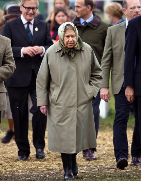 La reine Elizabeth II d'Angleterre lors du Royal Windsor Horse Show à Windsor au Royaume-Uni, le 11 mai 2019.
