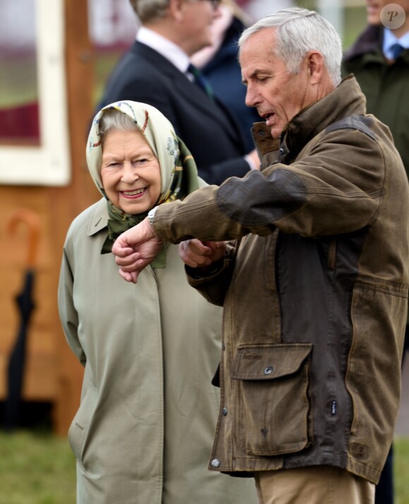La reine Elizabeth II d'Angleterre lors du Royal Windsor Horse Show à Windsor au Royaume-Uni, le 11 mai 2019.