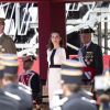 Le roi Felipe VI d'Espagne et la reine Letizia lors de la parade du 175e anniversaire de la garde civile espagnole au palais royal à Madrid le 13 mai 2019