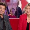 Exclusif - Patrick Bruel, Amanda Sthers - Enregistrement de l'émission "Vivement Dimanche", présentée par M.Drucker, et diffusée le 6 janvier sur France 2. Le 17 décembre 2018 © Guillaume Gaffiot / Bestimage