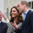 Le prince William, duc de Cambridge, et Kate Catherine Middleton, duchesse de Cambridge, au lancement de la King's Cup, une régate qui se déroulera au mois d'août sur l'île de Wight, à Londres. Le 7 mai 2019 On may 7th 2019.