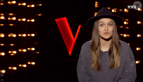 Laureen lors du prime de "The Voice 8" du 18 mai 2019, sur TF1