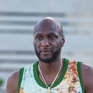 Exclusif - L'ex mari de K. Kardashian Lamar Odom en vacances avec sa nouvelle compagne au Barbades le 16 juillet 2018  Exclusive - Germany call for price - Khloe Kardashian's ex-husband Lamar Odom has moved on! The former NBA player was spotted on a romantic Barbados break, holding hands with his new girlfriend, who showed off her generous assets in a high-cut thong swimsuit. Bridgetown le 16 juillet 201816/07/2018 - Bridgetown