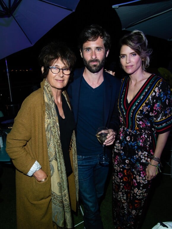 Exclusif - Alice Taglioni avec son frère Simon Taglioni et leur mère - 3ème soirée "Sandra and Co" lors du 72ème Festival International du Film de Cannes le 16 mai 2019.