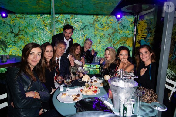 Exclusif - Benjamin Belin, Sandra Sisley et ses amies - 3ème soirée "Sandra and Co" lors du 72ème Festival International du Film de Cannes le 16 mai 2019.
